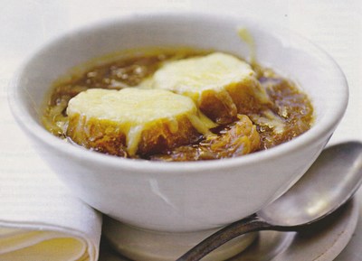 picture of Onion and cider soup with gruyere croutons
 Soup